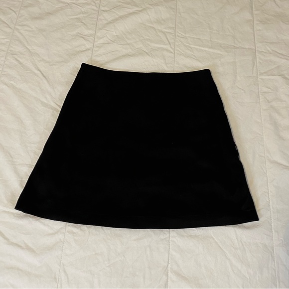 ANDREE BY UNIT Black and Pink Floral Mini Skirt - Picture 10 of 10